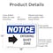Signmission Entering Quiet Zone (Right Arrow), 18 in W x Rectangle, Aluminum OS-2PACK-NS-A-1218-L-12094 - alternate 3